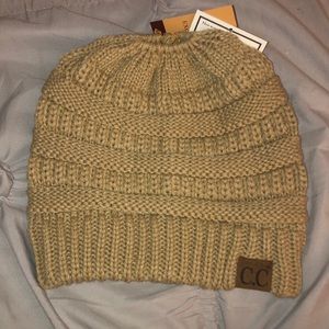 Brown winter hat